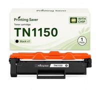 TN1150 Toner noir compatible avec Brother, 1 pack, jusqu'à 1000 pages | Compatible avec Brother DCP-L1640W, DCP-L1642W, DCP-L1642WXL, DCP-L1660W, HL-L1240W, HL-L1242W et HL-L1242WXL