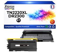 TN2000 TN2005 DR2000 DR2005 Toner Tambour compatibles pour Brother HL 2030 2040 DCP 7010 7020 MFC 7420 7820 Noir 2500 12000 pages