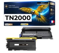 TN2000 TN2005 DR2000 DR2005 Toner Tambour compatibles pour Brother HL 2030 2040 DCP 7010 7020 MFC 7420 7820 Noir 2500 12000 pages