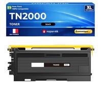 TN2000 TN2005 TN350 Toner compatible pour Brother DCP 7010 7020 7025 HL 2030 2040 2070N MFC 7420 7820 Noir avec puce 2500 pages