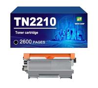 TN2210 Cartouche De Toner Compatible pour Brother TN2010 TN2220 pour HL-2240 2240D HL2270DW FAX-2940 2845 2840 DCP-7055 7060D 7065DN 7070DW MFC-7860DW 7360N 7460DN,Black-1 Pack