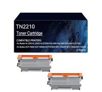 TN2210 Cartouches de toner compatibles imprimante HL-2240 2270DW FAX-2940 | Remplacement for HL-2240D FAX-2845 2840 DCP-7055 7060D 7065DN 7070DW MFC-7860DW 7360N 7460DN imprimante(2 pack)