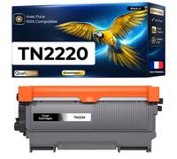 TN2220 TN2210 TN2010 TN450 Toner compatible pour Brother DCP 7055 7060D HL 2240 2250DN MFC 7360 Noir avec puce 2600 pages