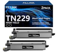 TN229XL Cartouches de toner de rechange pour imprimante Brother TN229XL TN229XLBK TN-229XL pour imprimante MFC-L3780CDW HL-L3280CDW MFC-L3720CDW HL-L3220CDW HL-L3295CDW HL-L8245CDW HL-L3300CDW Noir