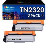 TN2320 TN-2320 Cartouche de Toner Remplacement pour TN2310 TN-2310 pour DCP-L2520DW MFC-L2720DW MFC-L2700DW MFC-L2700DN DCP-L2560DW DCP-L2500D L2740DW (Noir, 2-Pack)