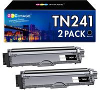 TN241 Replacement Toner Cartridges for Brother TN-241 Compatible with 9015CDW 9017CDW 9020CDW 9022CDW 3140CW 3142CW 3150CDN 3150CDW 3152CDW 3170CDW 9130CDN 9140CDN 91422 CDN (2 Black