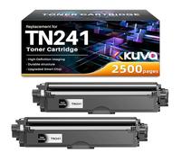 TN241BK TN241 Noir Toner compatibles avec Brother TN-241 TN245 2 Pack | Compatible pour Brother DCP 9022CDW MFC 9332CDW 9142CDN 9332CDW HL 3152CDW 3142CDW