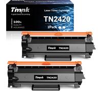 Tn2420 Cartouche De Toner Compatible (2 Noir) Pour Brother Tn2420/Tn2410, Dcp-L2530Dw/L2550Dn Mfc-L2710Dw/L2710Dn/L2730Dw/L2750Dw Hl-L2370Dn/L2375Dw