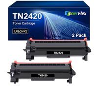 TN2420 Cartouche de Toner Compatible pour Brother MFC-L2710DW MFC-L2710DN MFC-L2750DW HLL2350DW DCP-L2530DW HL-L2310D HL-L2370DN HL-L2375DW DCP-L2550DN DCP-L2510D TN-2420 Noir 2420 Paquet