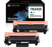 Tn2420 Cartouche De Toner Compatible Tn2410 Tn-2410 Pour Mfc L2710Dw Mfc-L2710Dn Hl-L2350Dw Dcp-L2530Dw Hl-L2375Dw Mfc-L2750Dw Hl-L2310D Mfc-L2730Dw Hl-L2370Dn Noir Lot De 2