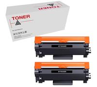 TN2420 Lot de 2 cartouches de toner compatibles avec Brother TN2420/TN2410 (TN-2420/TN-2410) pour DCP L2510D, DCP L2512D, DCP L2530DW, DCP L2537DW, DCP L2550DN, HL L2310D.