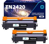 Tn2420 Lot De 2 Toners De Rechange Pour Brother Tn2420 Tn2410 Pour Brother Mfc-L2710Dw Hl-L2350Dw Hl-L2375Dw Mfc-L2710Dn Mfc-L2730Dw Mfc-L2750Dw Hl-L2310D Dcp-L2510D Dcp-L2530Dw[ENC942170]