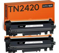 Tn2420 Tn 2420 Cartouche De Toner Compatible Avec Brother Tn-2420 Pour Brother Mfc-L2710Dw Hl-L2350Dw Dcp-L2530Dw Mfc-L2710Dn Mfc-L2750Dw 2X Toner Pour Brother Hl L2350Dw Mfc L2710Dw