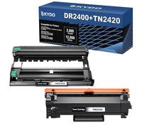 TN2420 Toner + DR2400 Tambour Compatible pour Brother TN2420 TN2410 Toner DR2400 Tambour pour Brother HL-L2370DN HL-L2375DW MFC-L2730DW MFC-L2710DW DCP-L2530DW Toner ( 1 Toner + 1 Tambour )