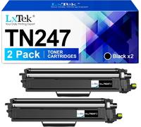 TN247 Compatible Toner Remplacement pour Brother TN 247 TN 243 TN-243BK pour Brother DCP-L3550CDW DCP-L3510CDW MFC-L3750CDW MFC-L3730CDN L3710CW L3770CDW HL-L3210CW L3230CDW L3270CDW (2 Noir)