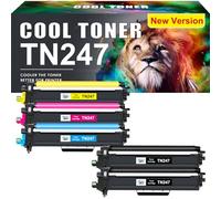 TN247 TN-243CMYK DCP-L3550CDW Toner: Compatible pour Brother MFC-L3750CDW Toner TN243 MFC-L3770CDW HL-L3210CW HL-L3230CDW MFC-L3710CW MFC-L3730CDN TN243CMYK TN 243CMKY 247 TN-247 TN-243 5-Pack