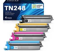 TN248 Cartouches de toner compatibles pour Brother TN248VAL TN248XL,Chip Récente,pour DCP-L3520CDW DCP-L3520CDWE HL-L8230CDW MFC-L3740CDW HL-L3220CW MFC-L8390CDW DCP-L3555CDW MFC-L3760CDW