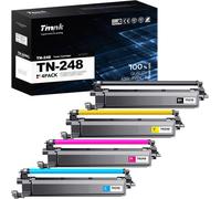 Tn248 Lot De 4 Cartouches De Toner Compatibles Avec Brother Tn248 Tn248Cmyk Compatible Avec Brother Mfc-L3760Cdw Dcp-L3560Cdw Mfc-L3740Cdwe Dcp-L3520Cdw Mfc-L3740Cdw