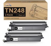 TN248 TN248BK noir compatible avec Brother TN248BK TN 248 XL TN-248CMYK Toner pour Brother MFC-L3760CDW MFC-L8390CDW MFC-L3740CDWE MFC-L3740CDW DCP-L3560CDW DCP-L3520CDWE DCP-L3520CDWE DCP-L3520CDWE