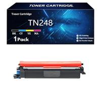 TN248 TN248XL Cartouche de Toner Compatible pour Brother TN-248C TN-248M TN-248Y TN-248BK pour Brother DCP-L3560CDW MFC-L3755CDW L8340CDW L8390CDW HL-L3220CW L3220CDW Imprimante,C-1 Pack