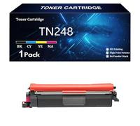 TN248 TN248XL Cartouche de Toner Compatible pour Brother TN-248C TN-248M TN-248Y TN-248BK pour Brother DCP-L3560CDW MFC-L3755CDW L8340CDW L8390CDW HL-L3220CW L3220CDW Imprimante,M-1 Pack