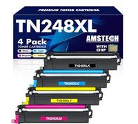 TN248 TN248XL MFC-L8390CDW DCP-L3560CDW Toner: Compatible pour Brother TN-248XL MFC-L3760CDW TN-248 TN 248XL 248 HL-L3240CDW DCP-L3520CDWE MFC-L8340CDW HL-L8240CDW TN-248VAL TN-248CMYK