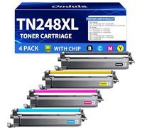 TN248XL Compatible avec Brother TN248 XL TN-248XL TN-248VAL pour Toner Brother MFC-L3760CDW DCP-L3560CDW Toner MFC-L3740CDW HL-L3240CDW MFC-L3740CDWE pour TN248 TN-248 TN-248CMYK Lot de 4