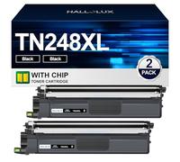 TN248XL Noir TN-248XL TN-248BK TN248XL Toner 248 Compatible avec Brother TN248 Toner TN248 TN-248 pour Brother MFC-L3760CDW Toner DCP-L3560CDW MFC-L3740CDW HL-L3240CDW MFC-L8390CDW (222) Noir
