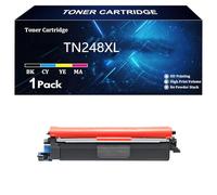 TN248XL TN248 Cartouche de Toner Compatible pour Brother TN-248C TN-248M TN-248Y TN-248BK pour Brother DCP-L3560CDW MFC-L3755CDW L8340CDW L8390CDW HL-L3220CW L3220CDW Imprimante,C-1 Pack