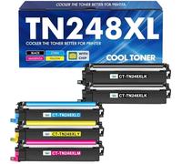 TN248XL TN248 MFC-L3760CDW Toner 5-Pack Compatible pour Brother TN-248 TN-248XL TN-248CMYK MFC-L3740CDW DCP-L3560CDW MFC-L3740CDWE MFC-L8390CDW HL-L3240CDW HL-L32220cwe DCP-L3520cdw