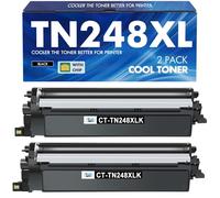 TN248XL Toner Noir MFC-L3760CDW: Compatible pour Brother MFC-L3740CDW TN248XLBK TN248BK TN248 TN-248XL DCP-L3560CDW MFC-L3740CDWE MFC-L8390CDW HL-L3240CDW (2 Pack)