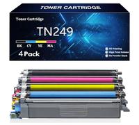 TN249 Cartouche de Toner pour Brother TN249K TN249M TN249C TN249M Compatible pour Brother DCP-L3520CDW L3560CDW MFC-L3720CDW L3780CDW HL-L3220CW L3220CDW L8240CDW Imprimantes,4 Color-4 Pack