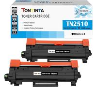 Tn2510 Tn-2510 Cartouches De Toner Compatibles 2 Noir Capacité Standard Pour Imprimante Hl-L2400Dw L2400Dwe L2445Dw L2447Dw Dcp-L2620Dw L2627Dw L2627Dwxl L2660Dw Mfc-L2800Dw L2827D[Marque1526]