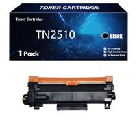 TN2510 TN2510XL Cartouche de Toner Compatible pour Brother TN-2510XL pour Brother HL-L2400DW 2400DWE 2447DW DCP-L2620DW 2627DW 2660DW MFC-L2800DW 2827DW 2835DW Imprimante,Black-1 Pack