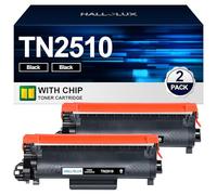 TN2510 Toner TN2510XL Compatible avec Brother TN2510 Toner TN-2510 XL pour Brother HL-L2400DWE Toner MFC-L2835DW MFC-L2827DW MFC-L2800DW DCP-L2660DW DCP-L2620DW DCP-L2627DW MFC-L28600DW DW (2 Noirs)