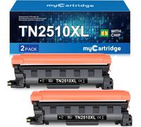 Tn2510 Xl Tn2510Xl Toner Compatible Avec Brother Mfc-L2835Dw Hl-L2400Dwe Dcp-L2660Dw Dcp-L2665Dw Hl-L2445Dw Dcp-L2620Dw Dcp-L2627Dw Pour Tn2510 Tn 2510Xl 2Xnoir[Marque199]