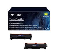 TN2510XL Cartouche de toner for imprimante HL-L2400DW L2400DWE L2445DW | Remplacement for imprimante DCP-L2620DW L2627DW L2627DWE L2627DW L2660DW L2665DW MFC-L2800DW L2827DW L2835DW(2 pack)