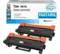 Tn2510Xl Tn-2510Xl Cartouches De Toner Compatibles 2 Noir Haute Capacité Pour Imprimante Hl-L2400Dw L2400Dwe L2445Dw L2447Dw Dcp-L2620Dw L2627Dw L2627Dwxl L2660Dw Mfc-L2800Dw L2827[Marque1576]