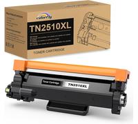 TN2510XL Toner Haute capacité 3000 Pages Compatible pour Brother HL-L2400DWE,HL-L2445DW,DCP-L2620DW,DCP-L2660DW,DCP-L2665DW,MFC-L2800DW,MFC-L2827DWXL,MFC-L2835DW,MFC-L2860DWE,1 Noir