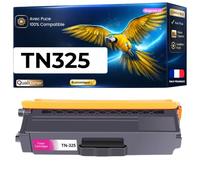 TN320 TN-320 TN325 TN-325 Toner Compatible pour Brother DCP 9055CDN 9270CDN HL 4140CN 4150CDN 4570CDW MFC 9460CDN Magenta Haute capacité avec Puce 3500 Pages