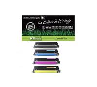 TN320/TN325/TN321/TN326/TN329 Pack de 4 Cartouches de Toner BK/C/M/Y - Pour imprimantes compatibles Brother Cartouche d'encre POINT D'ENCRE de Marque Française NOIR CYAN MAGENTA JAUNE G