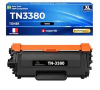 TN3380 TN3330 TN-3380 TN-3330 Toner Compatible pour Brother DCP 8110DN HL 5440D MFC 8510DN Noir Haute capacité avec Puce 8000 Pages