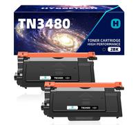 TN3480 2BK Toner Compatible Remplacement pour TN3480 TN3430 TN-3480 TN-3430 Toner pour HL-L5100DN MFC-L5750DW HL-L5200DW MFC-L5700DW HL-L6400DW HL-L5000D HL-L5200DWT
