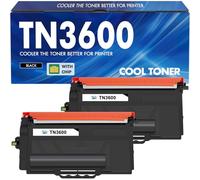 TN3600 TN-3600 TN 3600 HL-L5210DN MFC-L5710DN Toner avec Puce 2-Pack | Compatible pour Brother HL-L5210DN L5210DW L5215DN L6210DW DCP-L5510DW MFC-L6710DW MFC-L5710DN MFC-L5710DW MFC-L5715DN