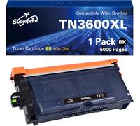 Tn3600Xl Cartouche De Toner Noire Compatible Avec Brother Tn-3600Xl Pour Hl-L5210Dn L5210Dw L6210Dw L6410Dn, Dcp-L5510Dw, Mfc-L5710Dn L5710Dw L6710Dw L6910Dn Ex910 Grand, Avec Puc[Marque2459]