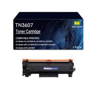 TN3607 Cartouche de toner compatibles imprimante HL-L6410DN L5210DN L6210DW | Remplacement de cartouche de toner TN3607 imprimante pour Brother DCP-L5510DW MFC-5710DW 6710DW L6910DN, avec puce(1 pack)