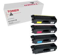 TN421 / TN423 / TN426 Lot de 4 cartouches de toner compatibles avec Brother TN-421BK / TN-423BK / TN-426BK, TN-421C / TN-423C / TN-426C, TN-421M / TN-423M / TN-426M, TN-421Y / TN-423 Y / TN-426Y