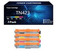 TN423 Cartouche de Toner Compatible pour Brother TN-423, TN-421, TN421, HL-L8260CDW HL-L8360CDW DCP-L8410CDW MFC-L8690CDW MFC-L8900CDW Imprimantes ,4 Color-4 Pack