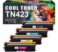Cool Toner TN423 Lot de 4 Cartouches de Toner compatibles pour Brother TN-423 TN-421 TN421 HL-L8260CDW HL-L8360CDW MFC-L8690CDW MFC-L8900CDW DCP-L8410CDN (Noir Cyan Jaune Magenta)
