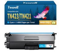 TN423 Toner cyan MFC-L8690CDW compatible avec TN-423 TN-421 pour MFC-L8690CDW Toner pour HL-L8260CDW DCP-L8410CDW HL-L8360CDW MFC-L8900CDW 8690CDW 8260CDW TN423 Cyan